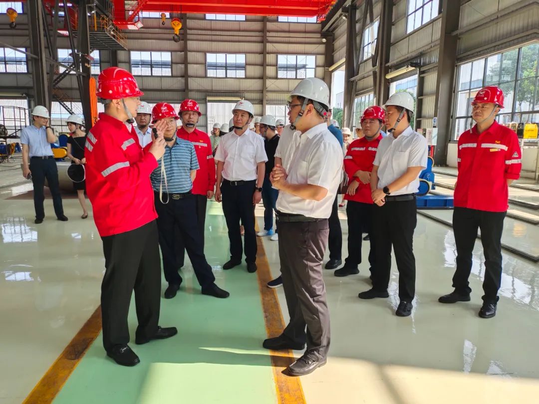 現場觀摩!猇亭區二季度項目拉練活動走進化機公司設備制造標準化廠房建設項目(圖2) 圖片